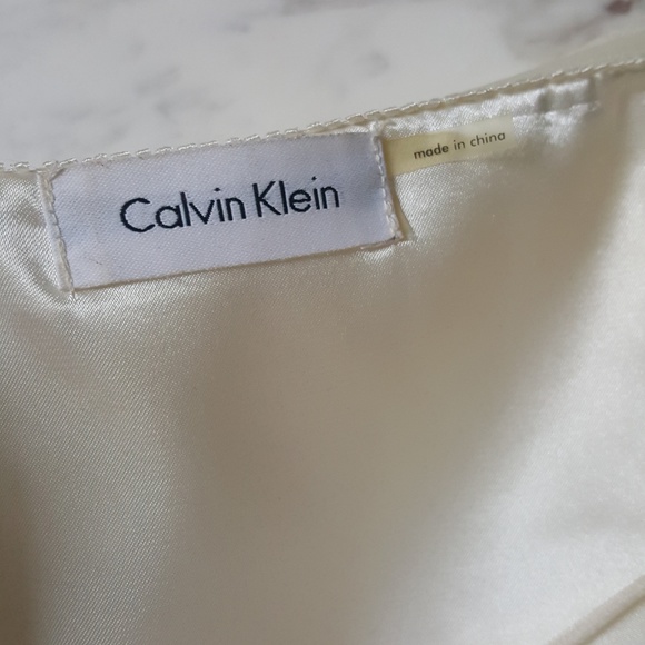 Calvin Klein | White Bubble Hem Dress - Picture 5 of 7
